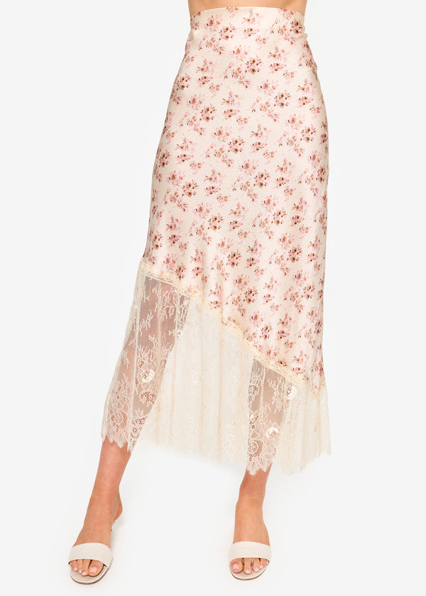 cami nyc Florian Hammered Silk Skirt Dutch Fields