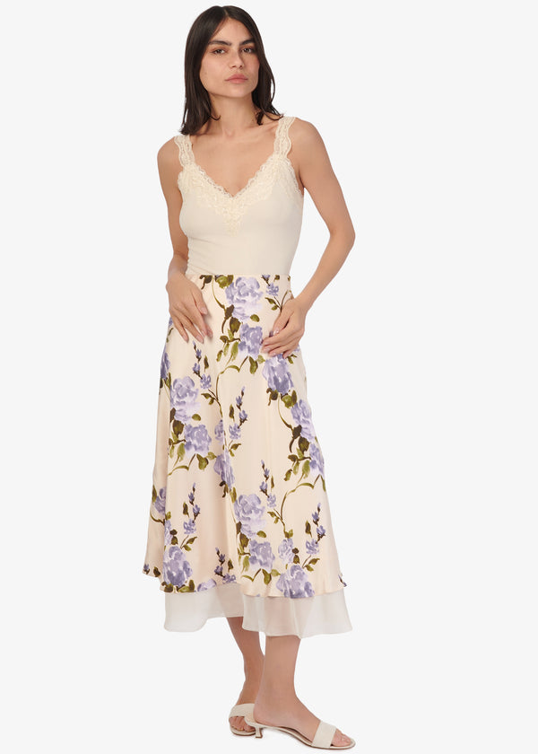 Cami Nyc Genoa Skirt MoonflowerWatercolor