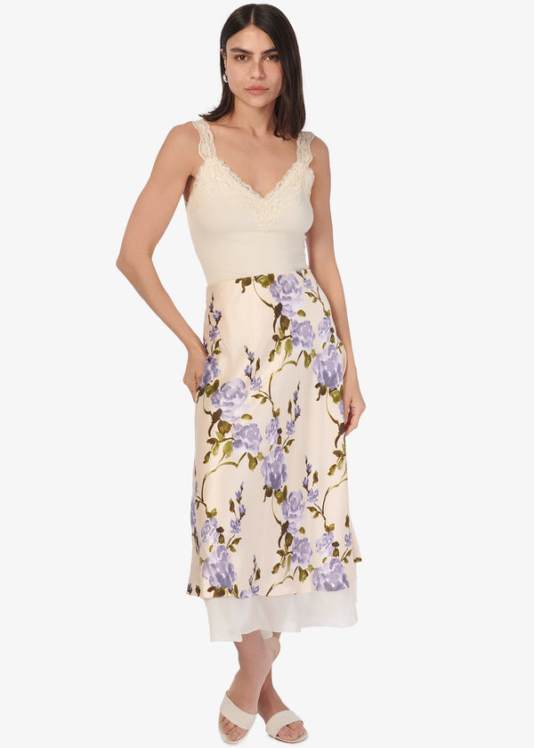 Cami Nyc Genoa Skirt MoonflowerWatercolor