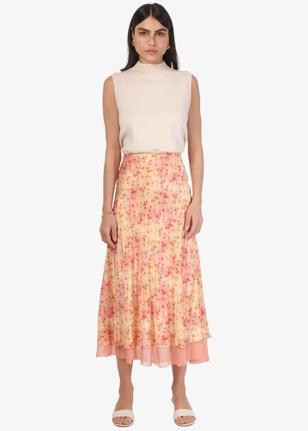 Cami Nyc Genoa Skirt Sunset Ditsy