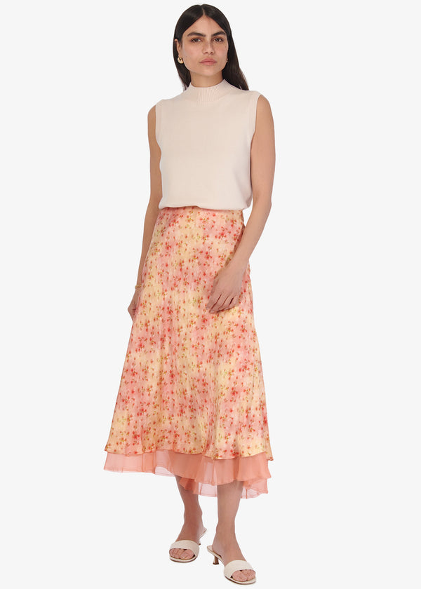 Cami Nyc Genoa Skirt Sunset Ditsy