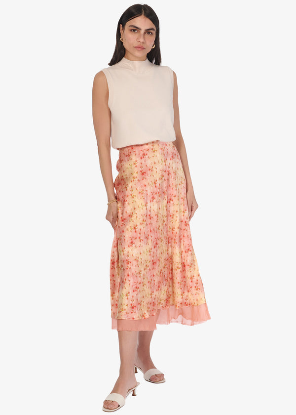cami nyc Genoa Skirt Sunset Ditsy