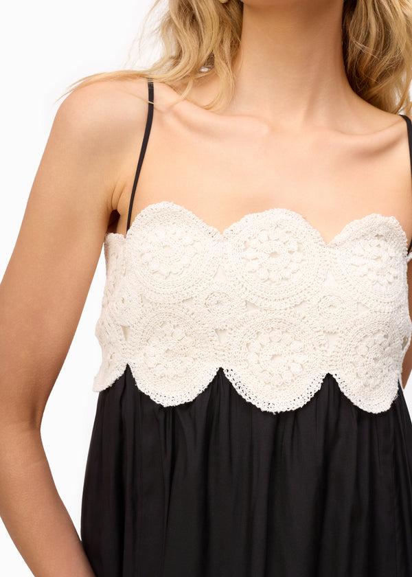 Cami Nyc Iona Maxi Dress Macadamia/Black