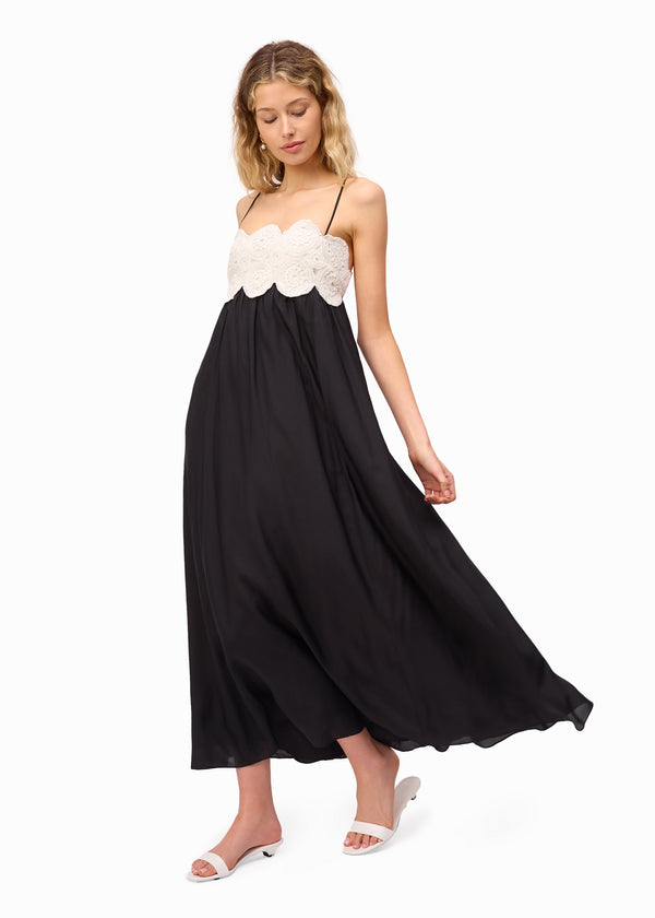 Cami Nyc Iona Maxi Dress Macadamia/Black