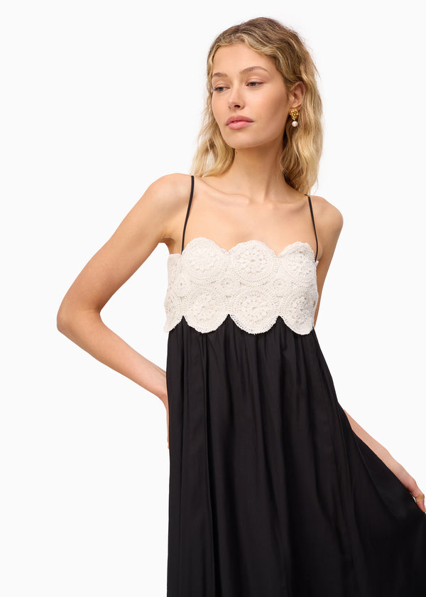 Cami Nyc Iona Maxi Dress Macadamia/Black