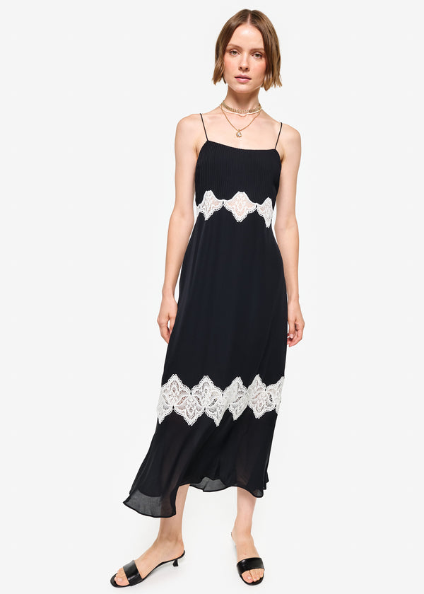 cami nyc Isadora Midi Dress Black