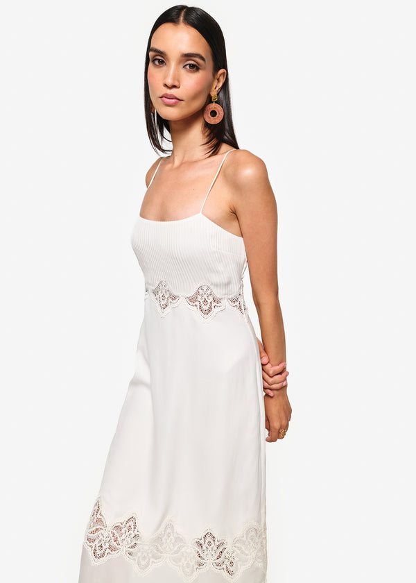 Cami Nyc Isadora Midi Dress Macadamia
