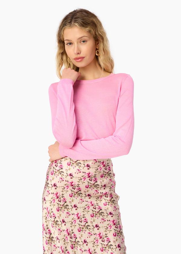 Cami Nyc Jaime Lightweight Knit Top Camellia