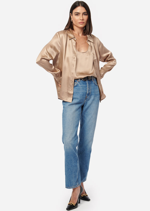 Cami Nyc Jane Silk Cami Champagne