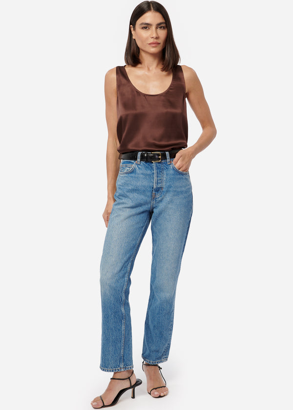 Cami Nyc Jane Silk Cami Chocolate