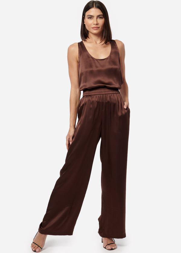 Cami Nyc Jane Silk Cami Chocolate