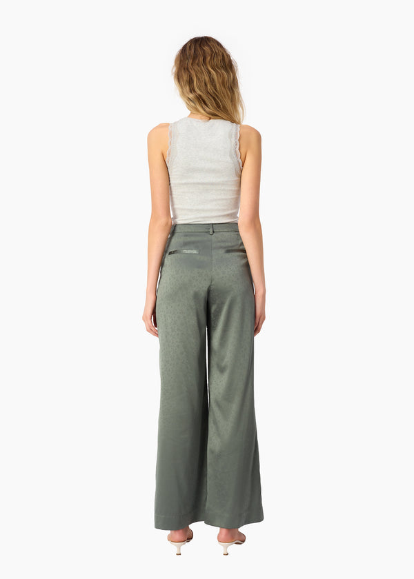 Cami Nyc Jasmina Mid Rise Jacquard Pant Bayou