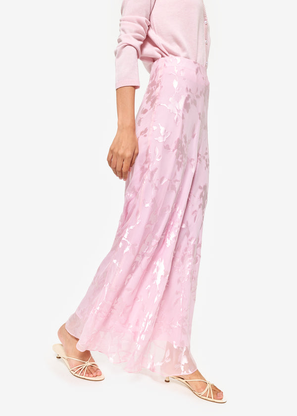 Cami Nyc Jayna Mid Rise Burnout Skirt Dogwood