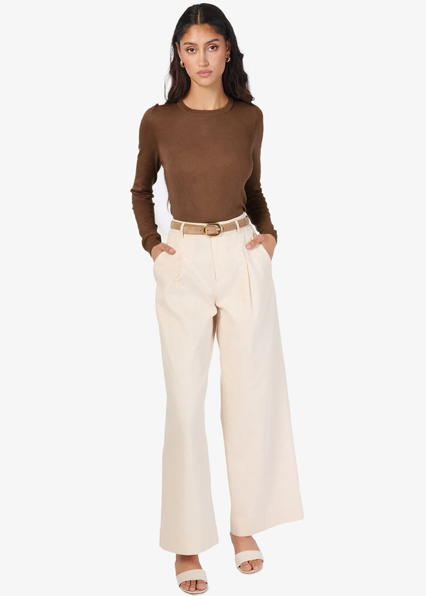 Cami Nyc Jetta High Rise Pant Bone
