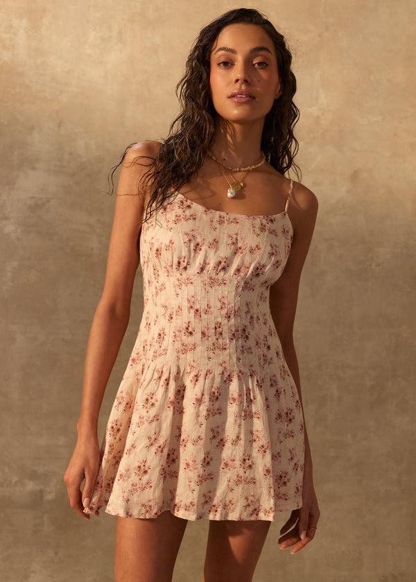 cami nyc Kairi Linen Mini Dress Dutch Fields