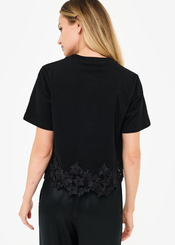 Cami Nyc Keanu Cotton Tee Black