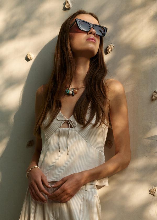 cami nyc Kiawah Jaquard Camisole Cannoli