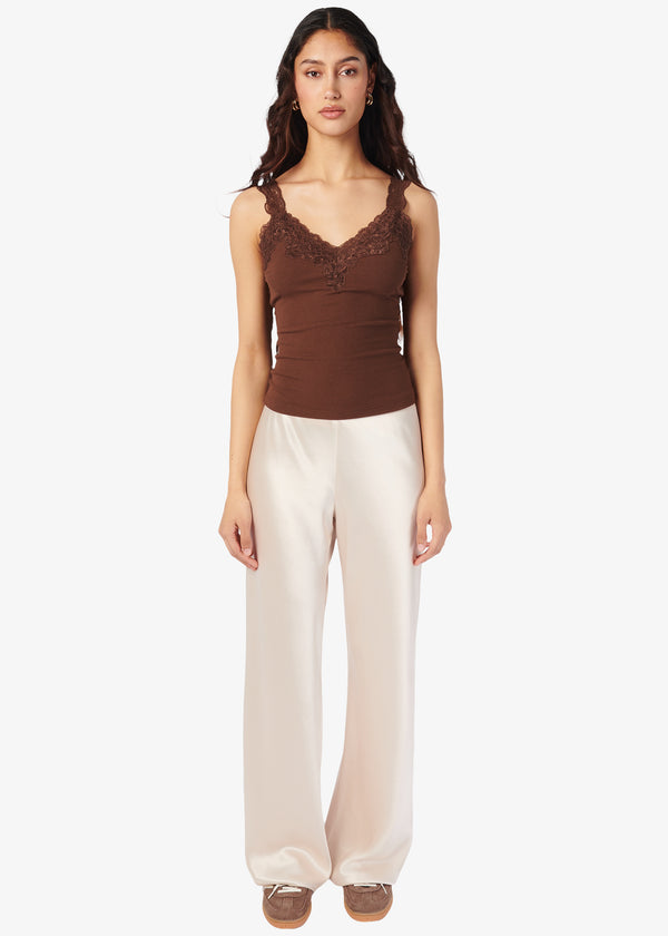 Cami Nyc Lani Rib Knit Tank Malt