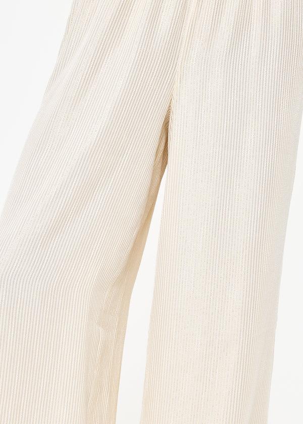 Cami Nyc Medina Metallic Chiffon Pant White