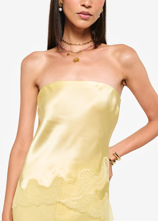 cami nyc Odessa Strapless Camisole Yuzu