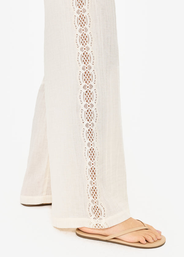 Cami Nyc Positano Mid Rise Pant Macadamia