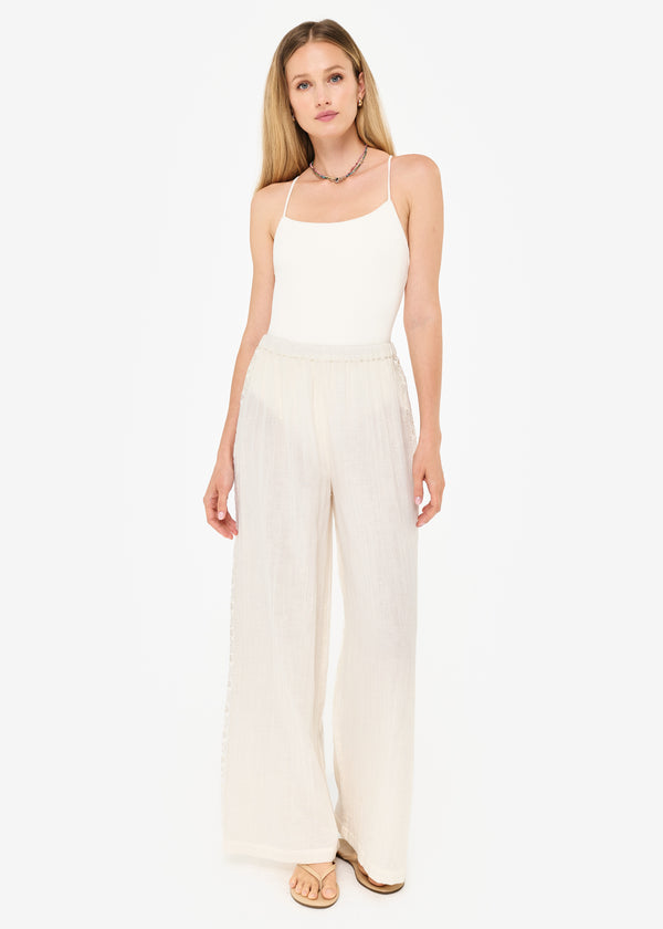 Cami Nyc Positano Mid Rise Pant Macadamia