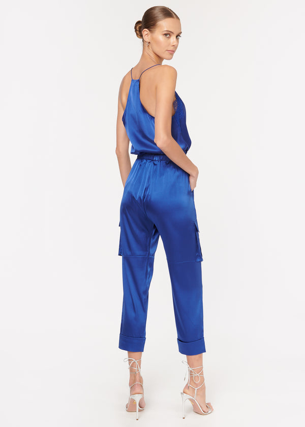 Cami Nyc Racer Charmeuse Cami Neptune