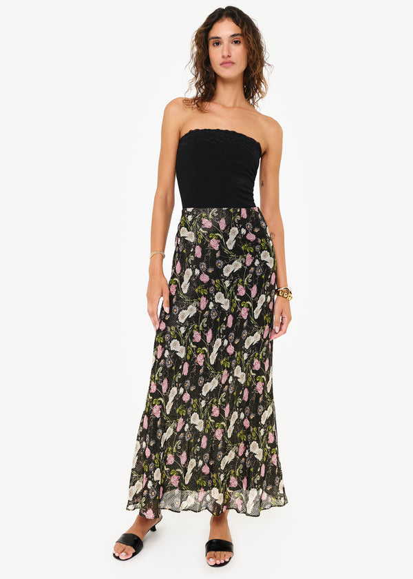 Cami Nyc Rama Strapless Rib Knit Camisole Black