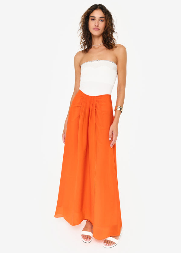 Cami Nyc Rama Strapless Rib Knit Camisole White