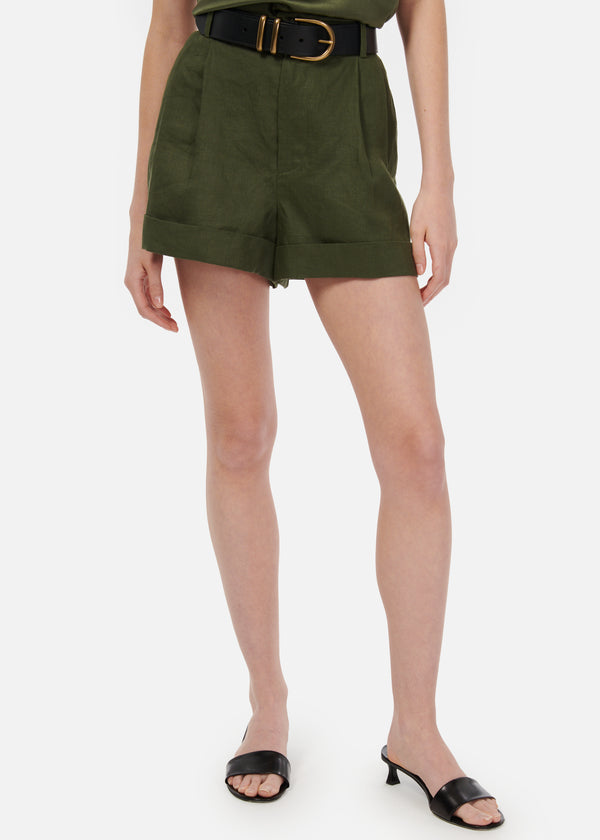 cami nyc Ravi Linen Short Sencha
