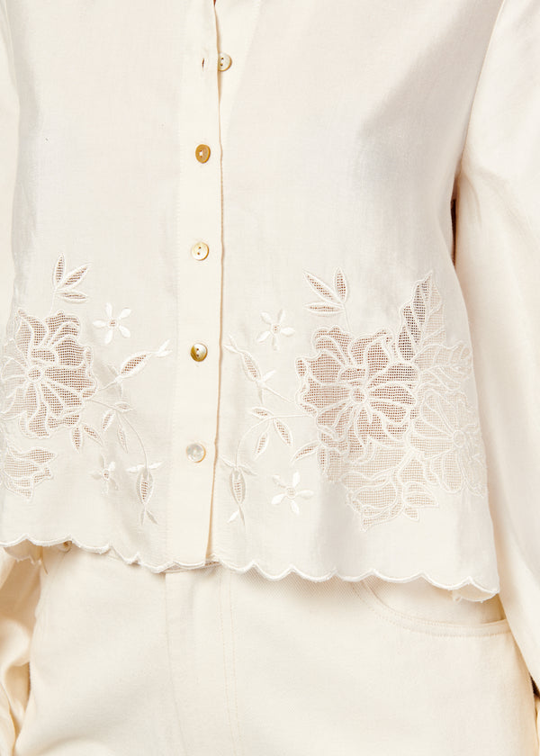 Cami Nyc Rhonda Blouse Macadamia