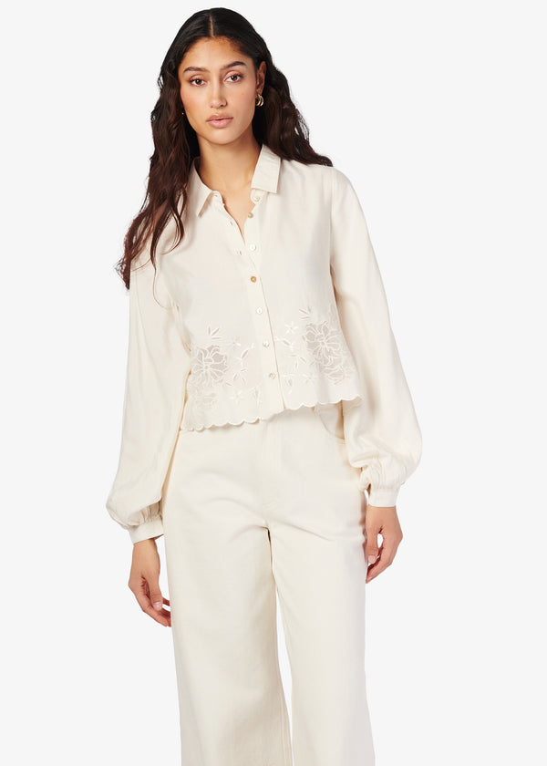Cami Nyc Rhonda Blouse Macadamia