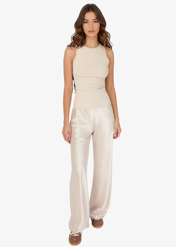 Cami Nyc Rian Rib Knit Tank Bone