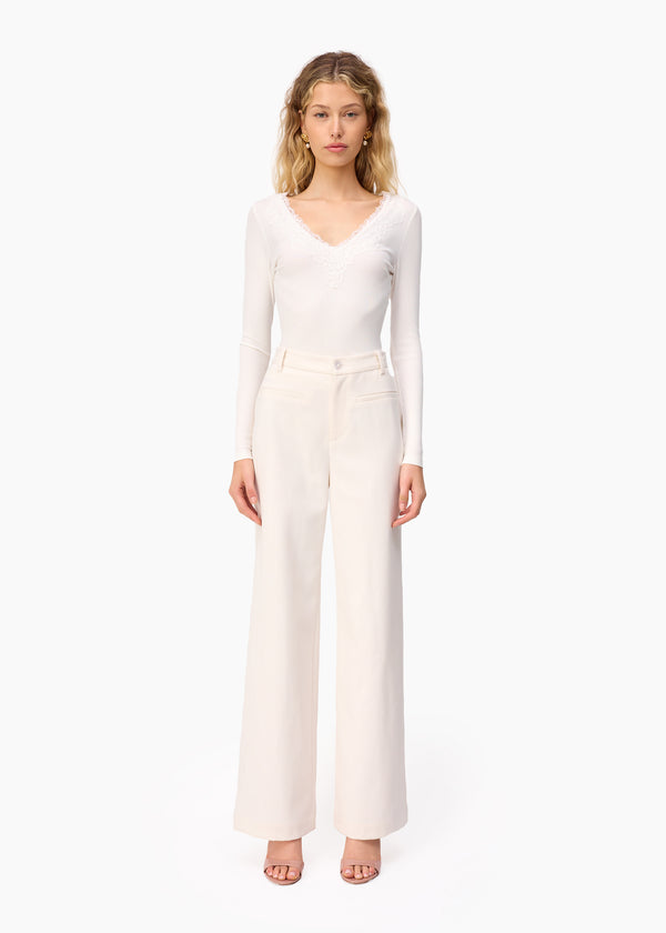 Cami Nyc Rooney Rib Knit Top White