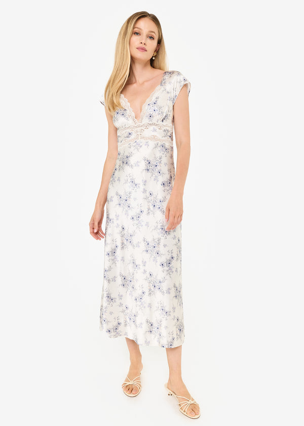 Cami Nyc Roshani Dress Wild Forget-Me-Knot