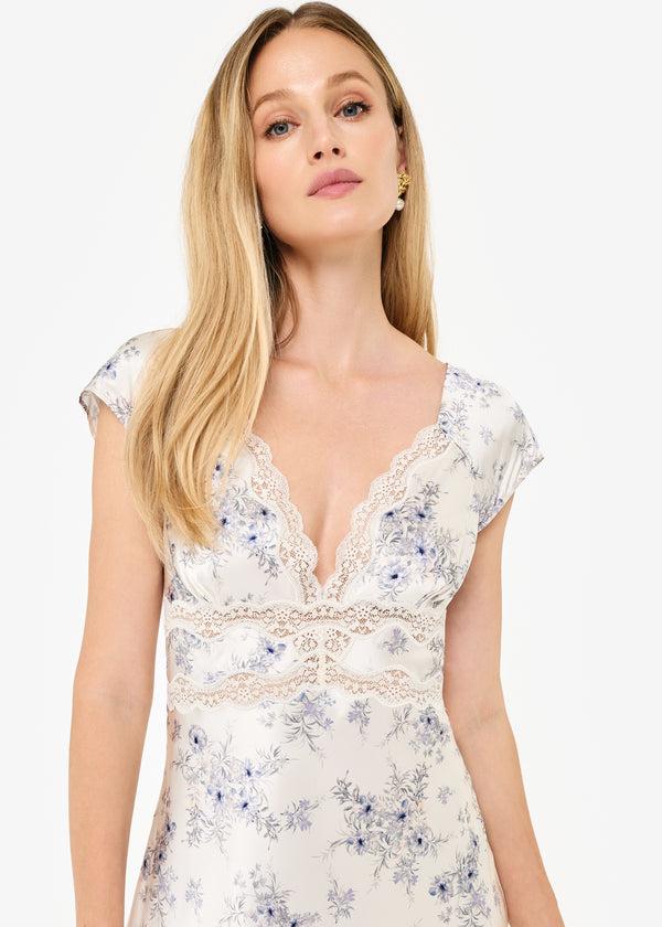 Cami Nyc Roshani Dress Wild Forget-Me-Knot