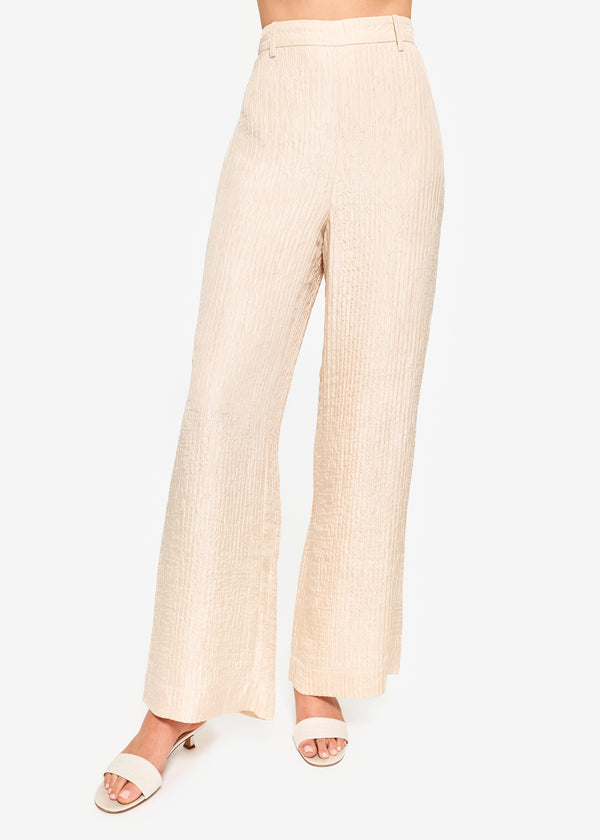 cami nyc Serra Wide Leg High Rise Pant Bone