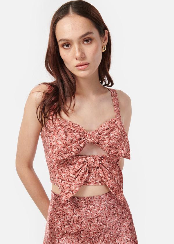 cami nyc Siana Cropped Camisole Cordial Pansy