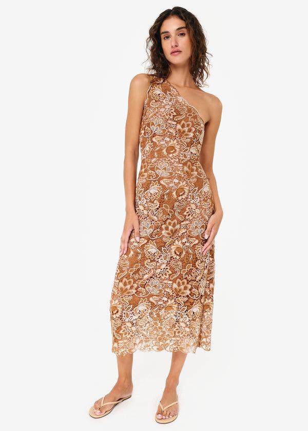 Cami Nyc Sintra Crochet Dress Brown