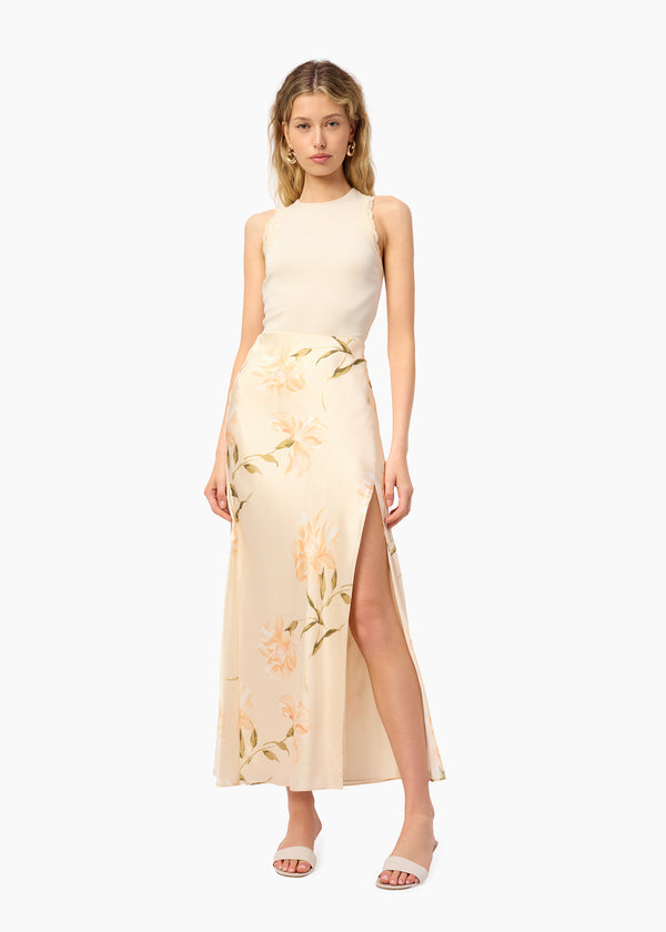 Cami Nyc Slit Skirt Daylily