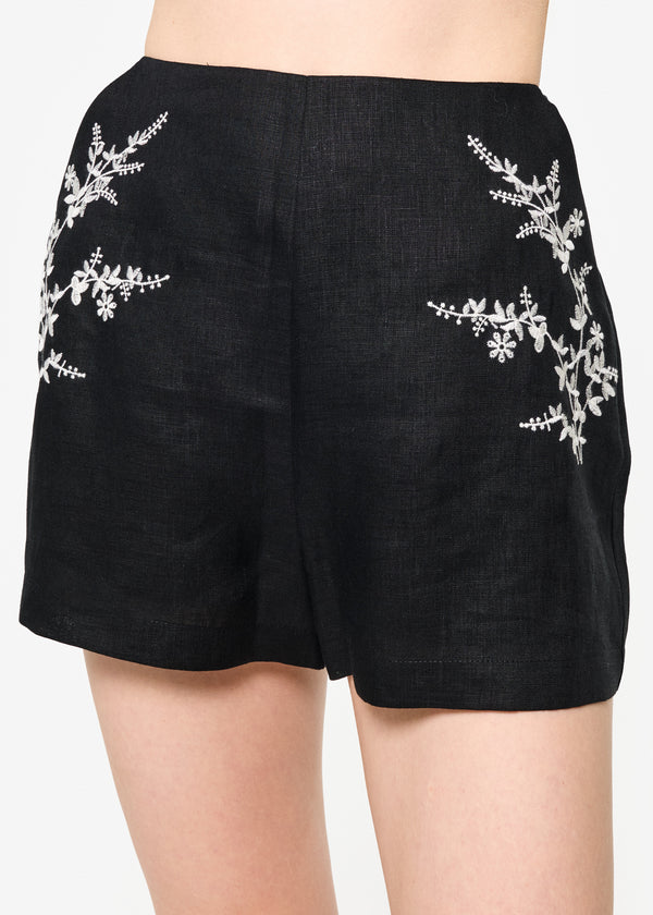 cami nyc Thessaly Linen Short Black