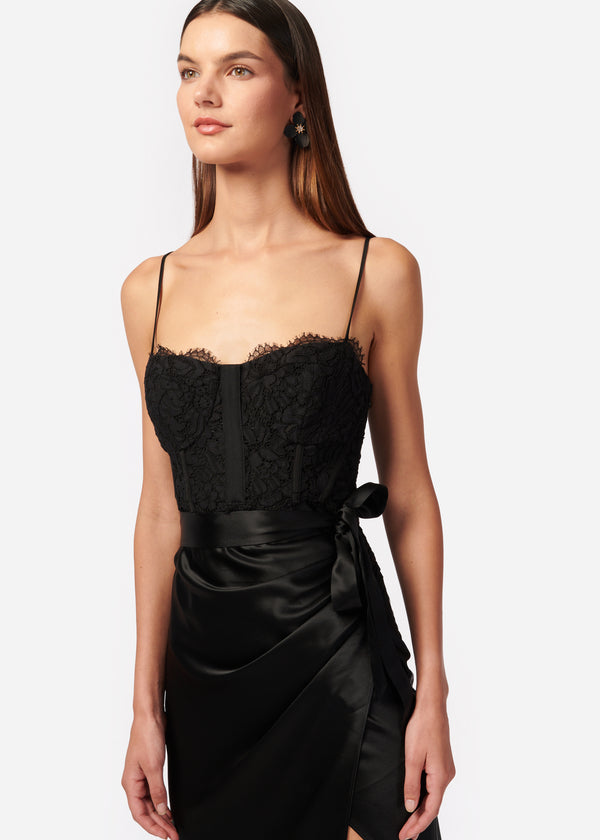 Cami Nyc Tricia Corset Dress Black