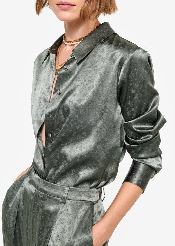 Cami Nyc Veronique Jacquard Blouse Bayou