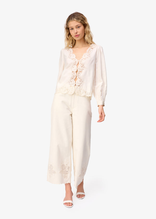 Cami Nyc Yuri Blouse Macadamia