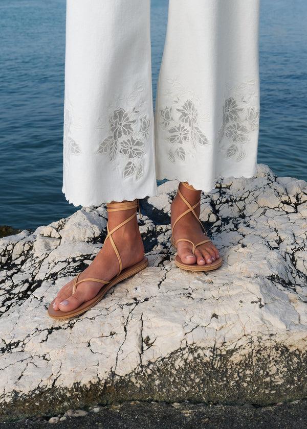 cami nyc Memphis High Rise Bull Denim Pant Macadamia