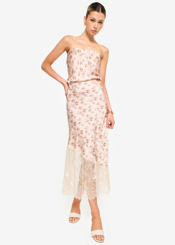 Cami Nyc Prima Hammered Silk Strapless Camisole Dutch Fields