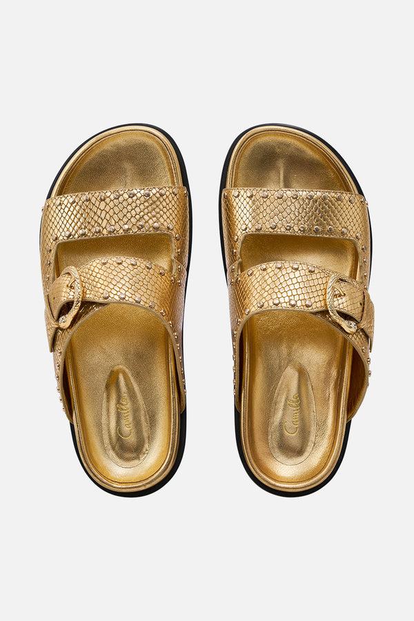 Camilla Alisa Snake Buckle Sandal