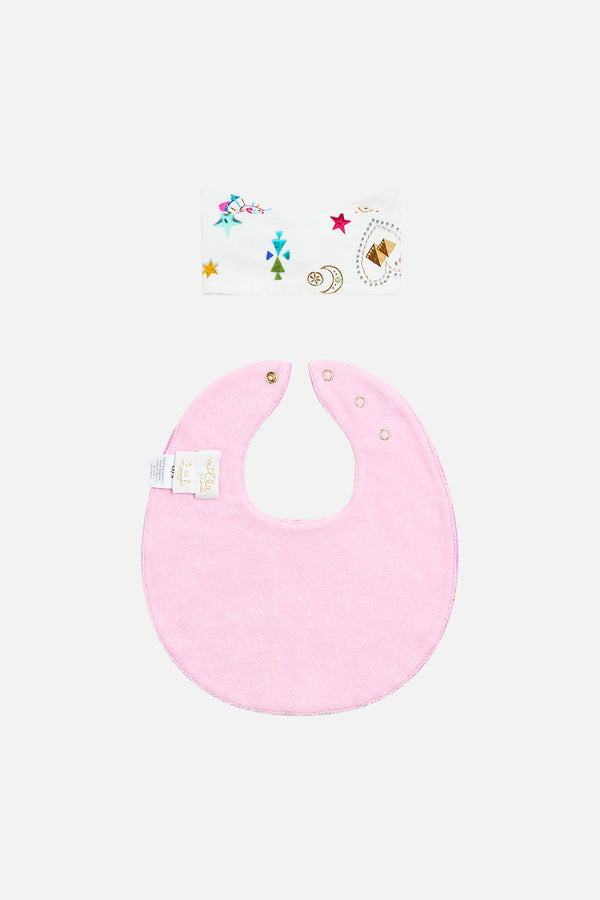 camilla babies oversized bib and headband set