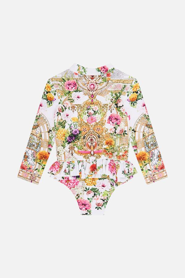 camilla babies zip paddlesuit with frills