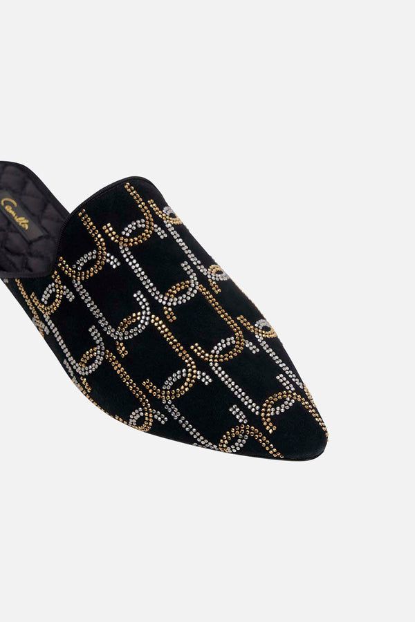 Camilla Belle Embroidered Slipper